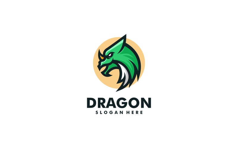 Dragon Simple Mascot Logo Vol.1 Logo Template