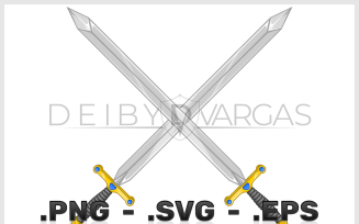 Vector Design Of Different Kind Of Medieval Swords