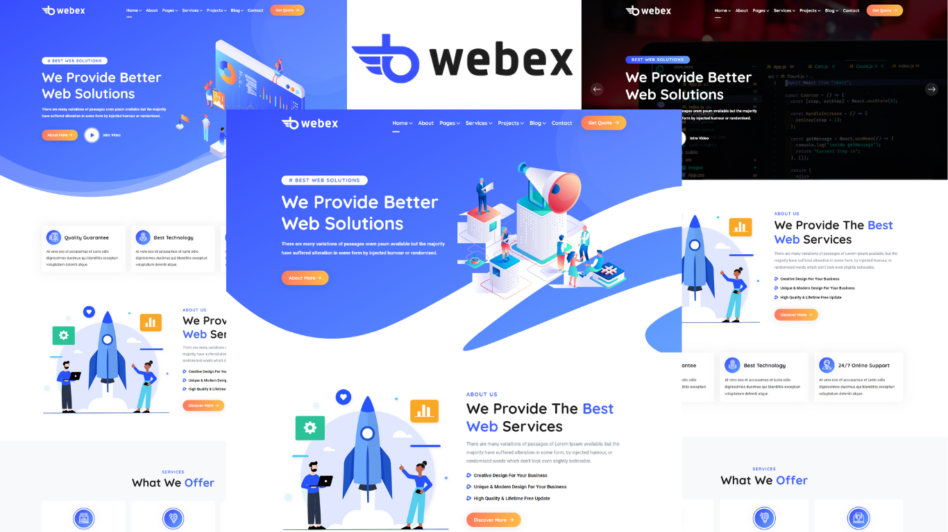 Webex - Web Design And Development Agency HTML5 Template