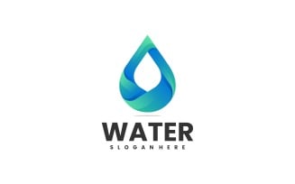 Water Gradient Logo Style Vol.1