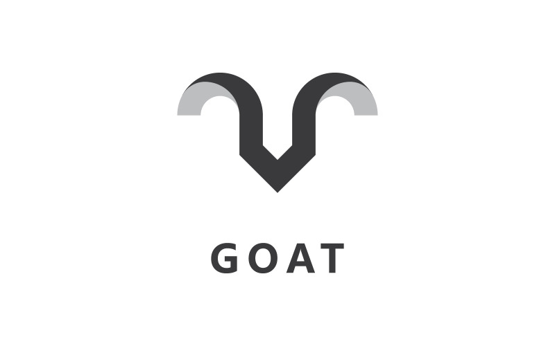Goat Animal Head Vector Logo Design Template V1 Logo Template