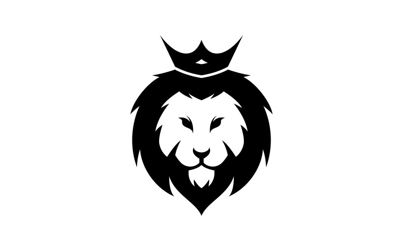 Lion Animal Head Vector Logo Design Template V2 Logo Template