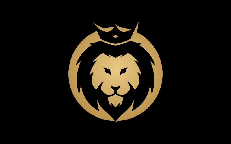 Lion Animal Head Vector Logo Design Template V7 Logo Template