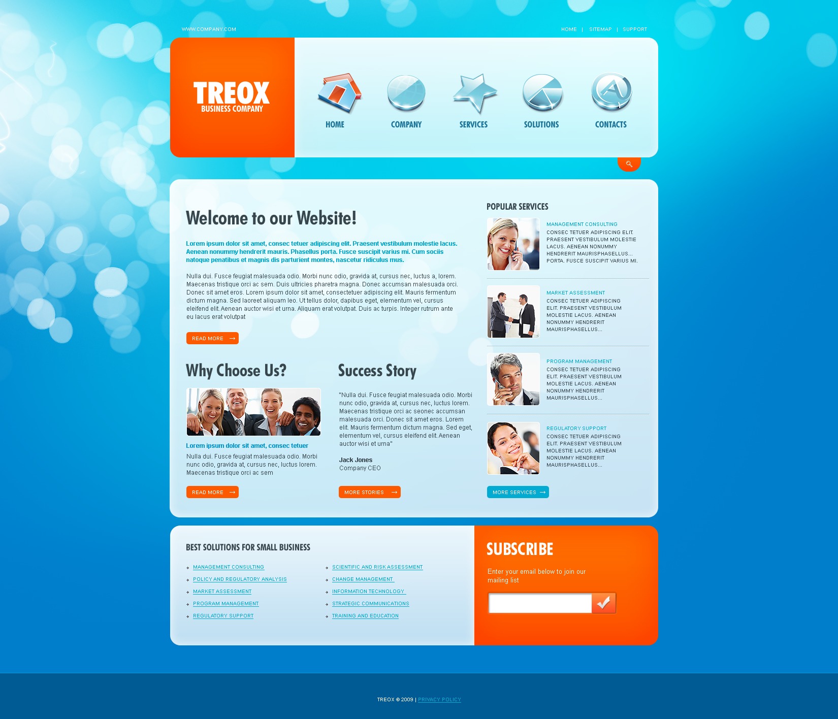 Business Website Template 26922