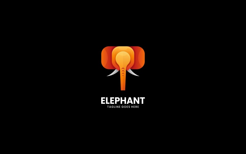 Elephant Gradient Logo Vol.2 Logo Template