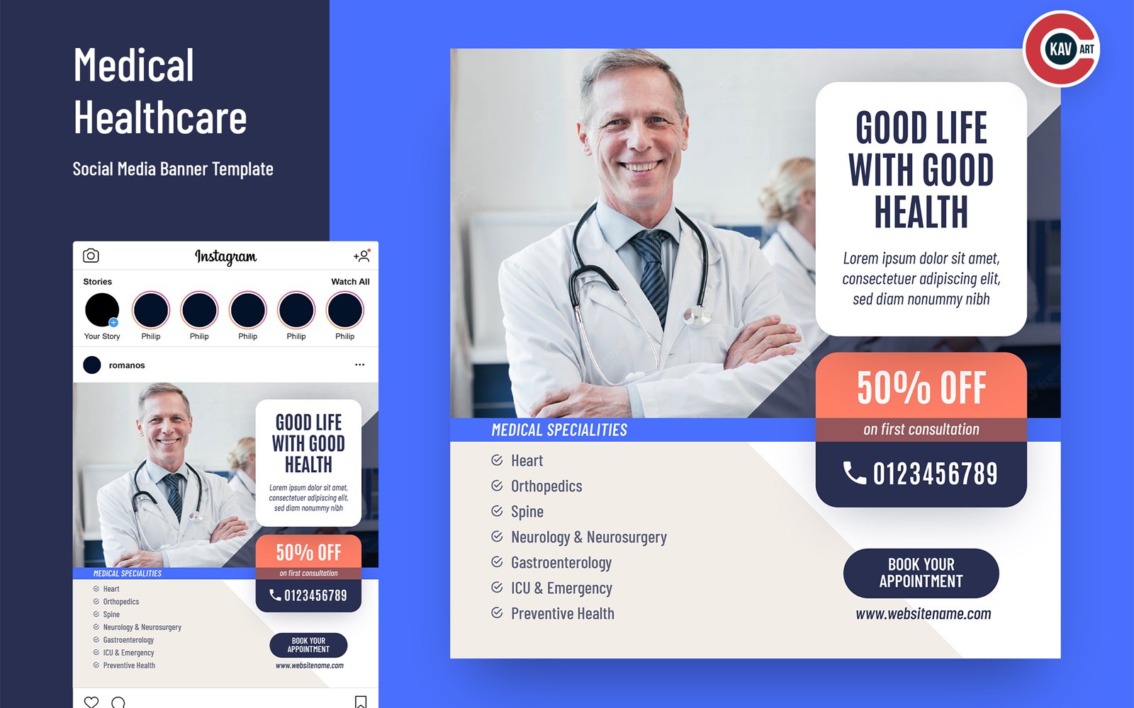 Template #269232 Doctor Clinic Webdesign Template - Logo template Preview