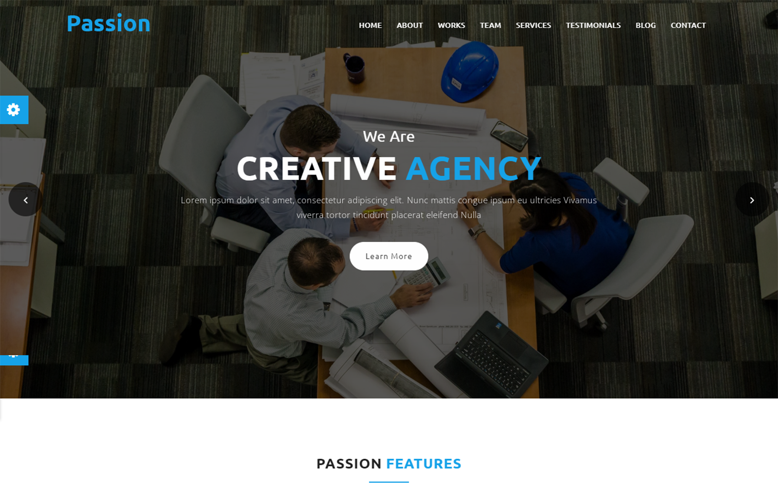 Passion Digital Marketing Agency Landing Page Template