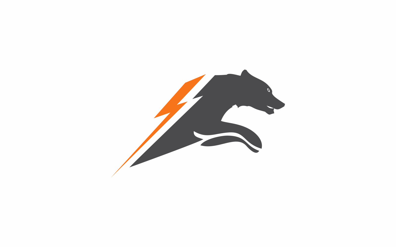 Dog Energy Abstract Logo Template
