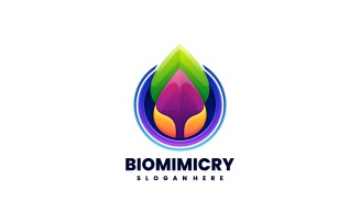 Biomimicry Gradient Logo Template