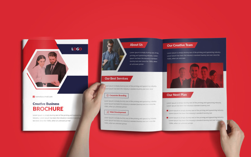 Brochure Design Template FREE Corporate Identity