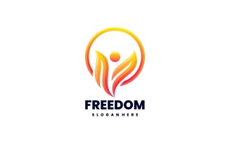 Freedom Gradient Logo Template