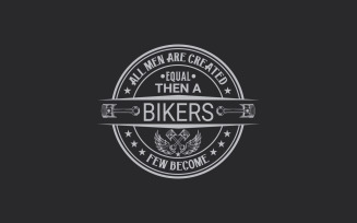 Motorcycle Logo T-Shirt Template