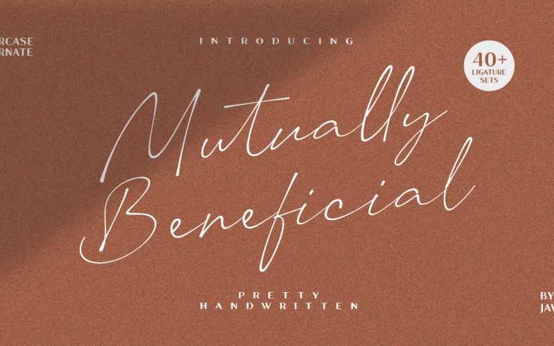 Mutually Beneficial / Pretty Handwritten Font