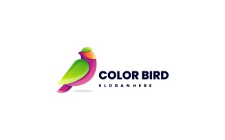 Vector Logo Color Bird Gradien Design