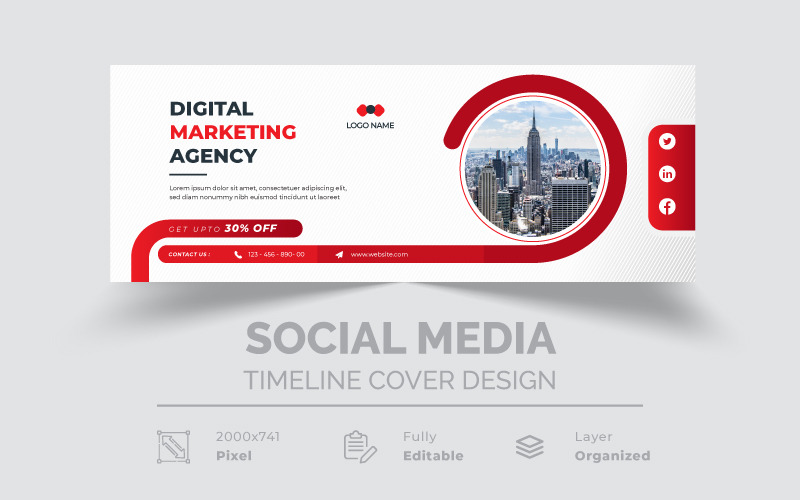 Branding Corporate Social Media Timeline Cover