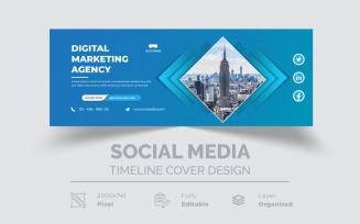 Creative Style Corporate Social Media Timeline Cover