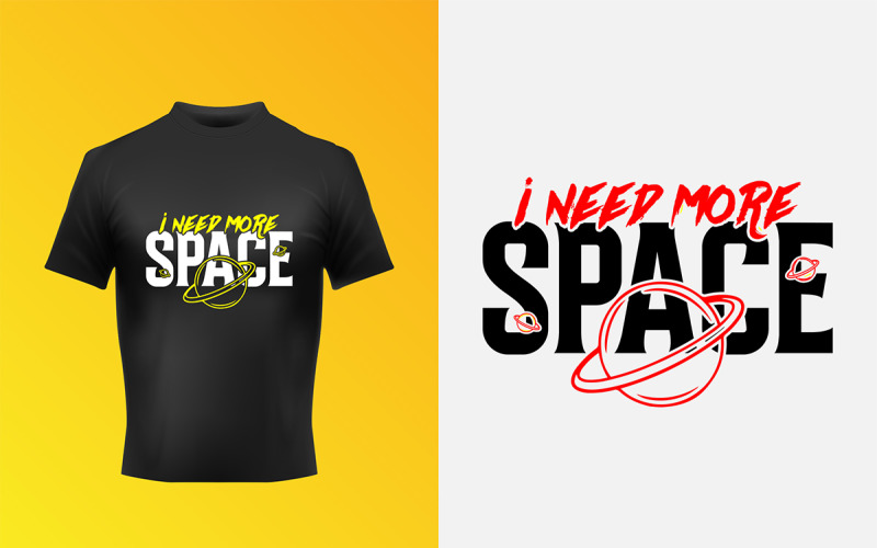 Creative Typography Sticker T-shirt Vector Template Design