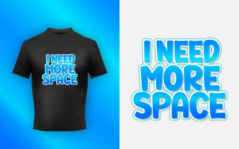 Creative Typography Sticker T-shirt Vector Template