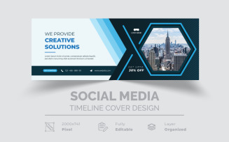 Modern Creative Corporate Social Media Timeline Cover