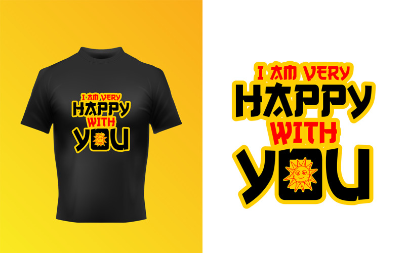 Multipurpose Typography Sticker T-shirt Vector Template