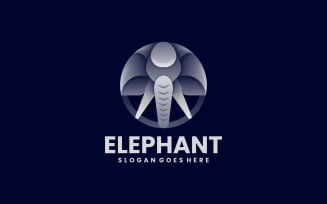 Elephant Gradient Logo Style Vol.1
