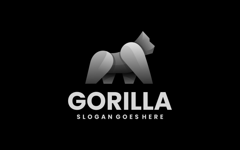 Gorilla Gradient Logo Style Vol.1 Logo Template