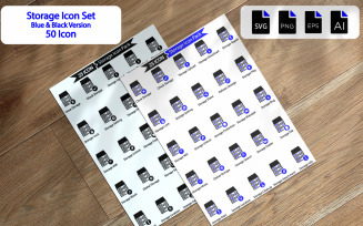 50 Premium Storage Icon Pack