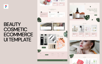 Beauty Cosmetic eCommerce UI Template