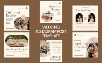 Wedding Instagram Post Template