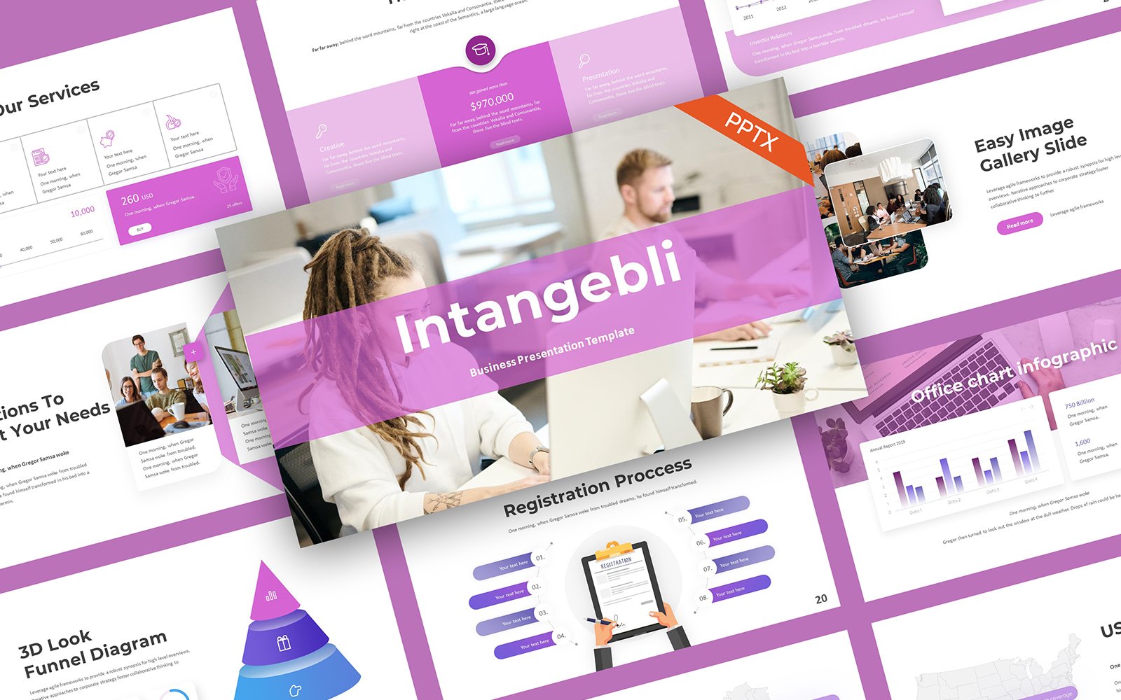 Template #269849 Business Plan Webdesign Template - Logo template Preview