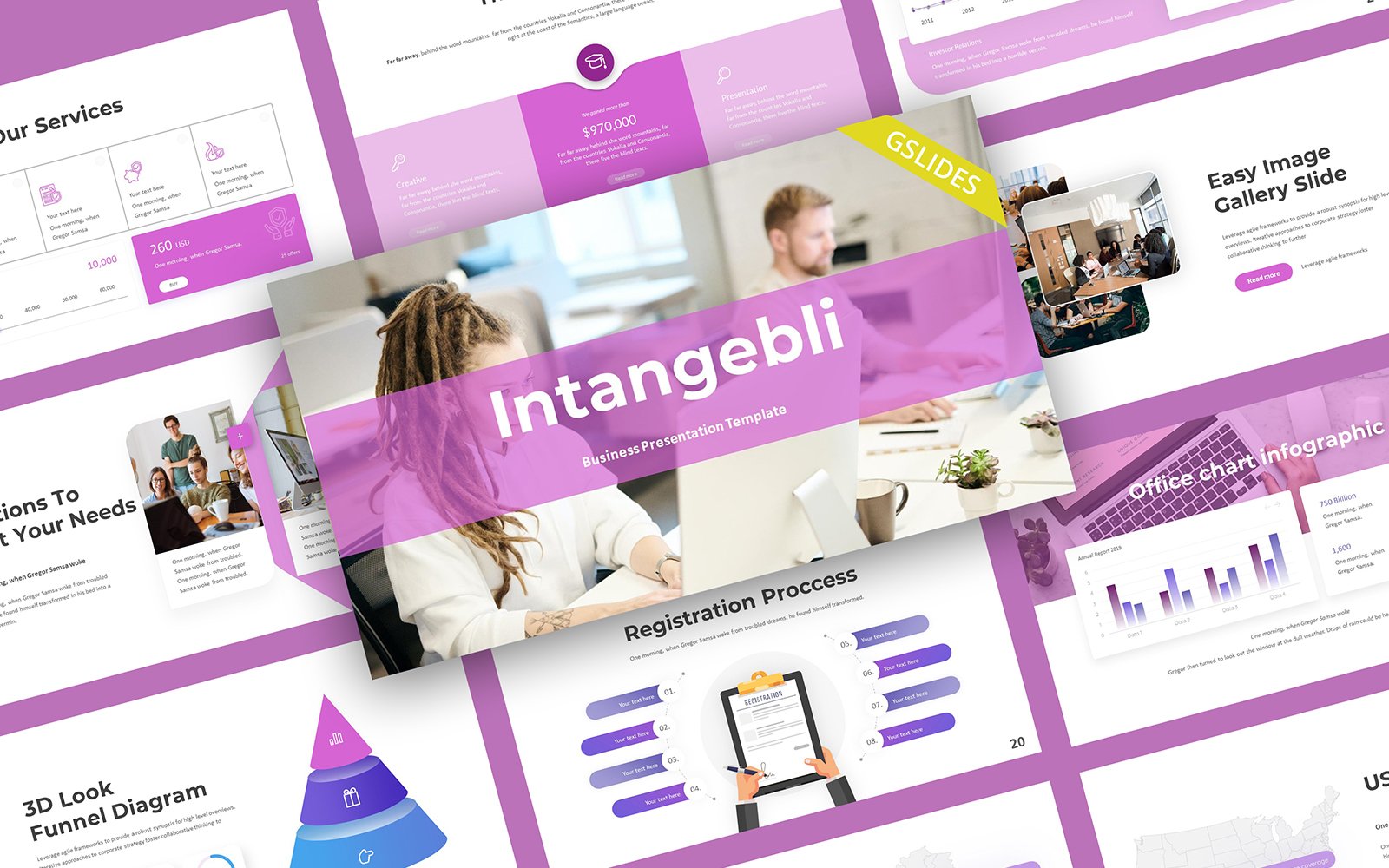 Template #269852 Business Plan Webdesign Template - Logo template Preview