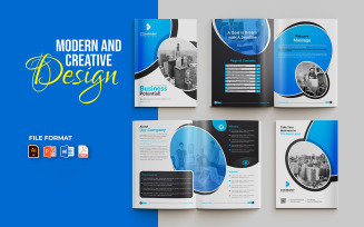 Creative and modern company profile 24 pages multipurpose business brochure template