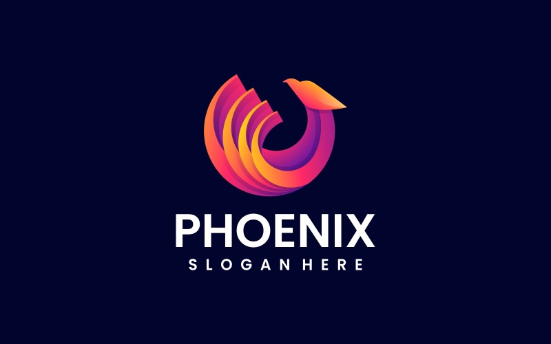 Phoenix Gradient Colorful Logo Vol.1 Logo Template