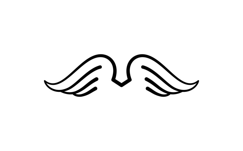 Wings Vector Logo Design Template V1 Logo Template