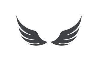 Wings Vector Logo Design Template V4