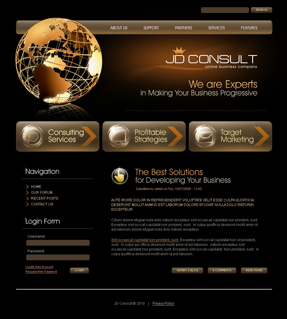 Сайт визитка html. Красивые сайты. Дизайн сайта черный с золотом. Красивое оформление сайта. Макет сайта.
