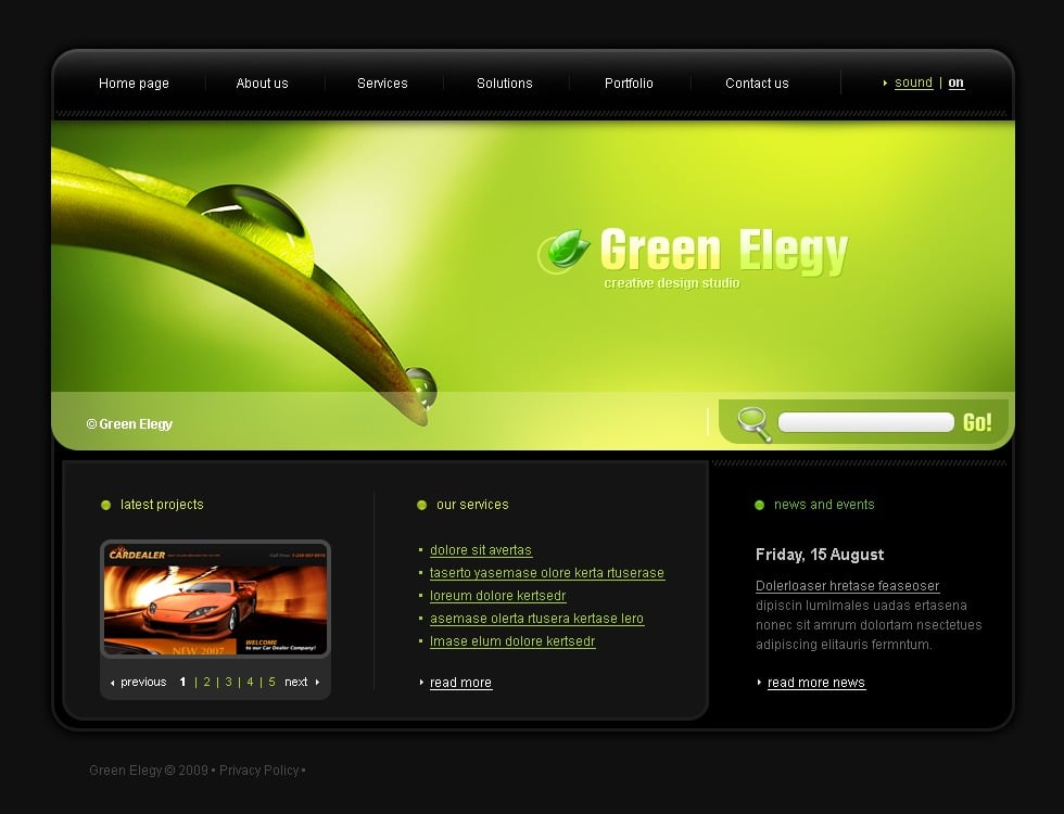 Оформление сайта. Красивый шаблон сайта. Макет сайта зеленый. Креативный дизайн страницы сайта. Образцы сайтов.