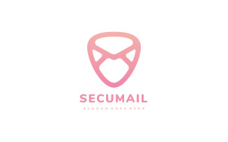 Secure email logo template