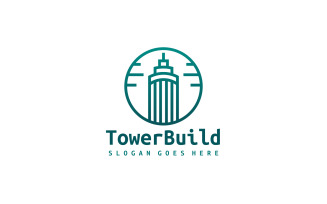 Tower Building Logo Template