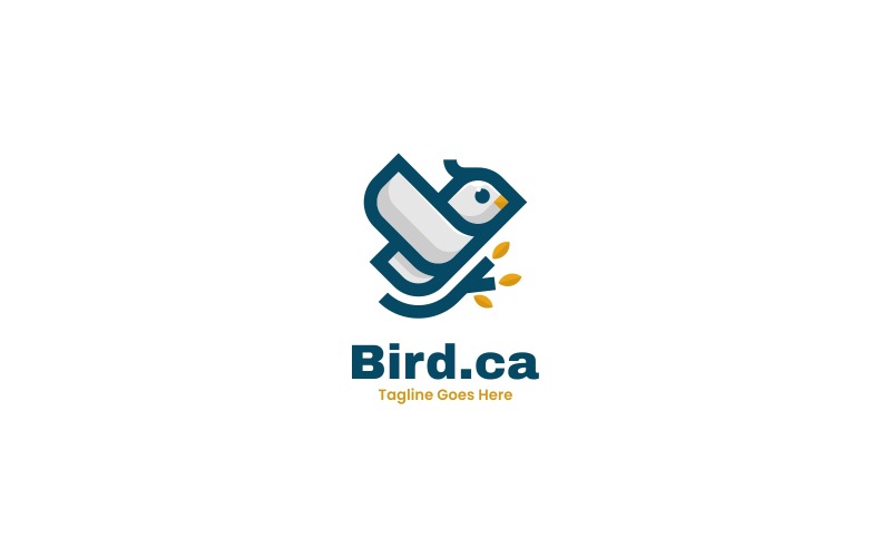 Bird Simple Mascot Logo Vol.3 Logo Template