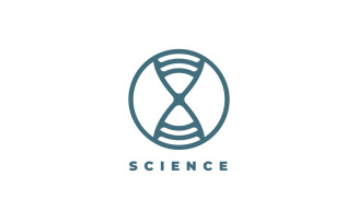 DNA Science Logo Template
