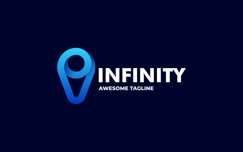 Infinity Gradient Logo Design Logo Template