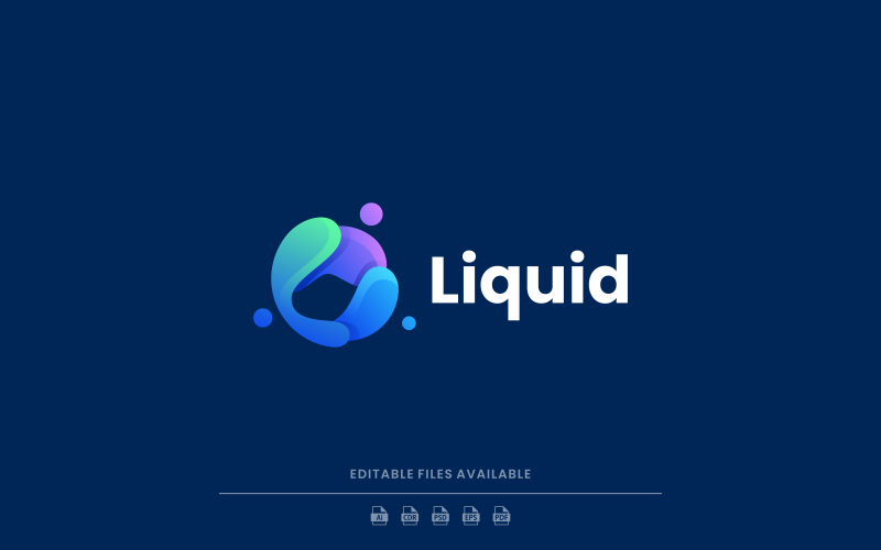 Liquid Gradient Colorful LogoTemplate Logo Template