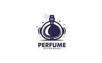 Perfume Astronaut Simple Mascot Logo