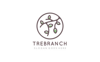 Tree Branch Logo Template