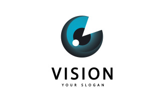 Eye Vision Vector Logo Design Template V4