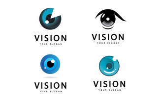 Eye Vision Vector Logo Design Template V5