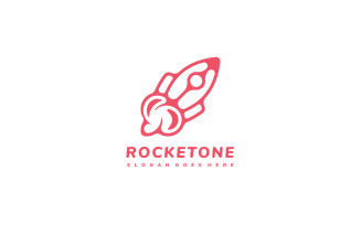 Colorful Rocket Logo Design