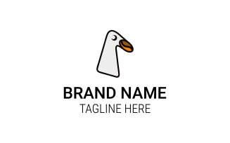 Creative Coffee Bird Logo Design