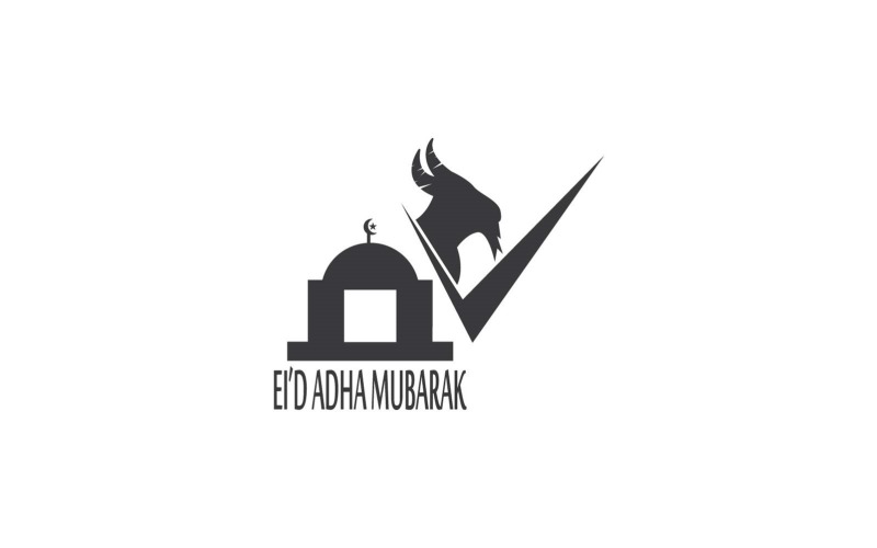 Eid Adha Logo Vector And Symbol 2 Logo Template